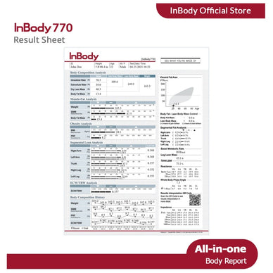 InBody770S Result Sheet