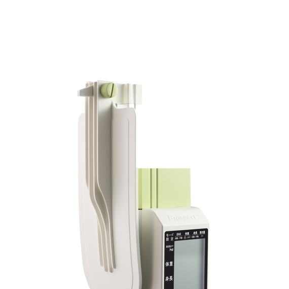 Automatic BMI measuring stadiometer with digital display for body composition analysis